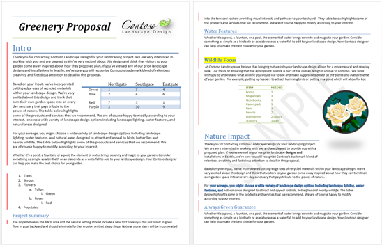 Screenshot of a document with a lot of revisions in Word 2013 in the Simple Markup mode